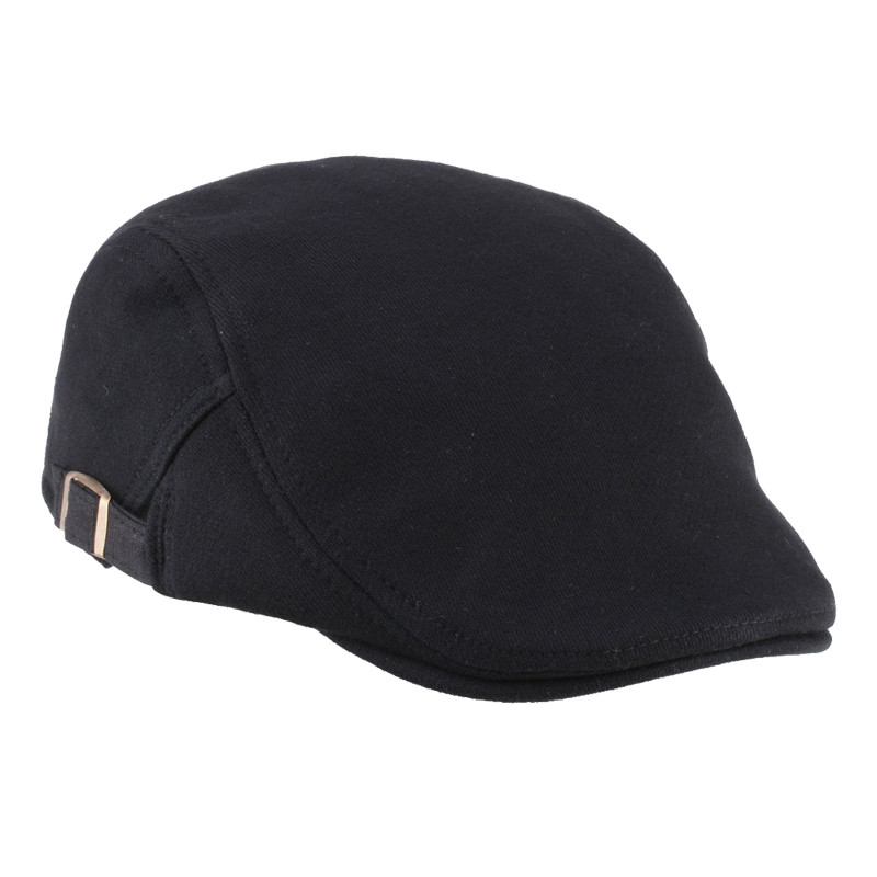 Unisex Bomullsblanding Baskerhatt Papir Gutt Andnebb Golf Flat Spenne Cabbie Cap For Menn Kvinner