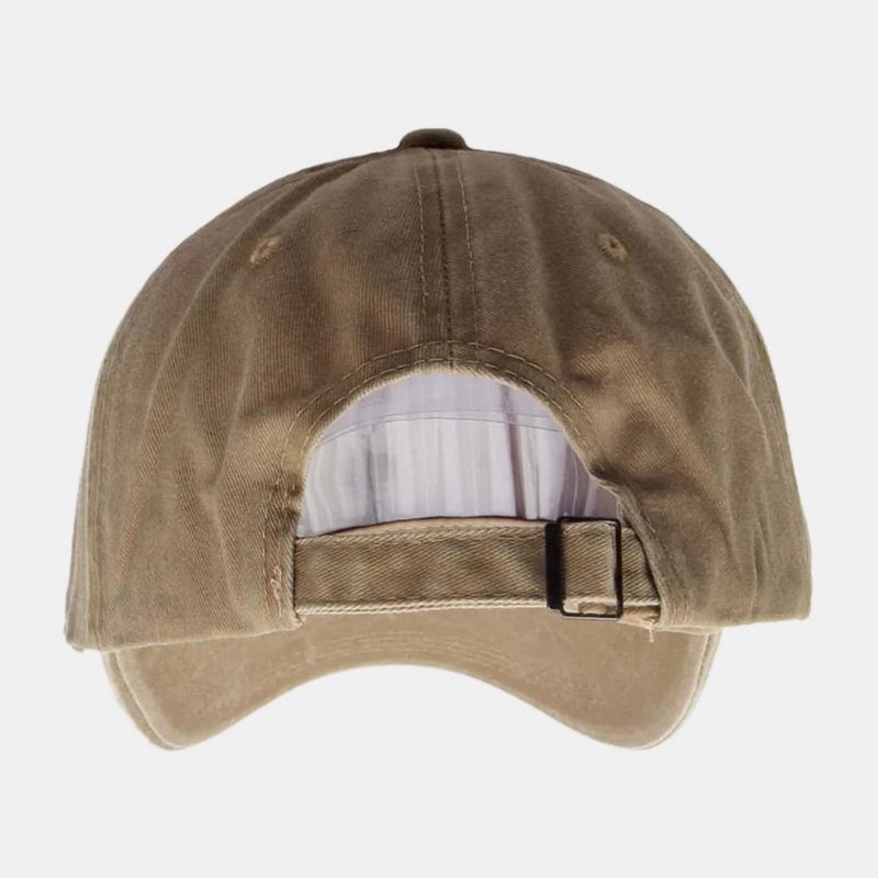 Unisex Brev Blomstermønster Kyper Caps Uformell Wild Washed Justerbar Baseball Cap