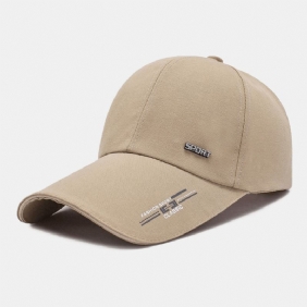 Unisex Fritids Canvas Forleng Rand Veske Brem Baseball Cap Utendørs Sykling Fiske Solskjerm Justerbar Hatt