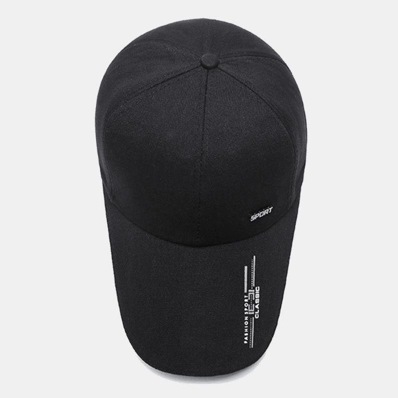 Unisex Fritids Canvas Forleng Rand Veske Brem Baseball Cap Utendørs Sykling Fiske Solskjerm Justerbar Hatt