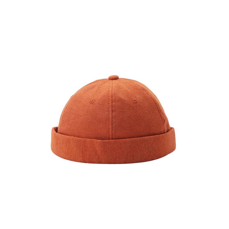 Unisex Gate Yuppie Hat Bokstaver Brodert Utleier Hat Pumpkin Beret Tide Brimless Hats