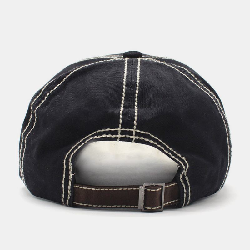 Unisex Metallbåt Anker Baseballhatter Brevbroderi Utendørs Solkrem Ivy Cap Stretch Fit Cap