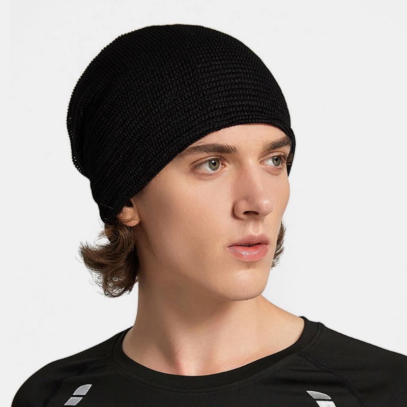 Unisex Multifunksjon Mesh Pustende Svetteabsorberende Hip-hop Sportshodebånd Skjerf Luehatt