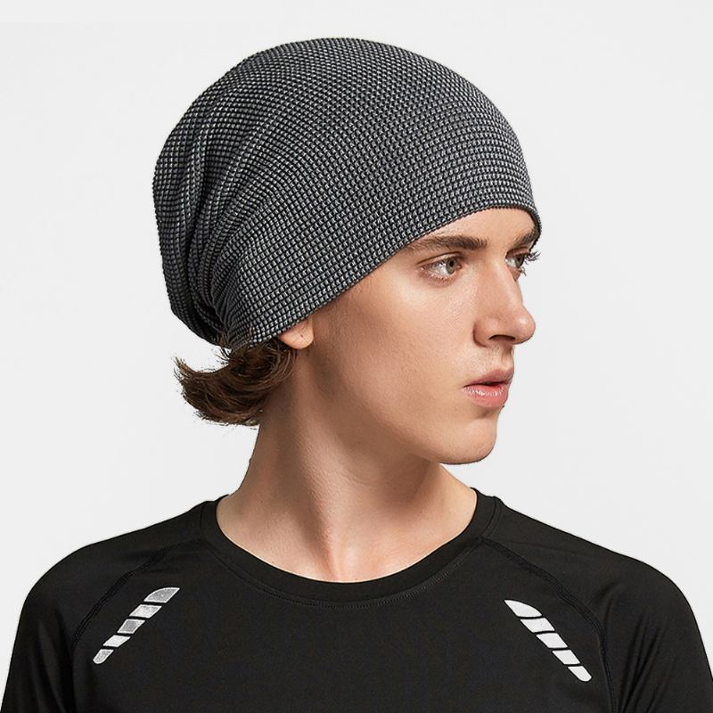 Unisex Multifunksjon Mesh Pustende Svetteabsorberende Hip-hop Sportshodebånd Skjerf Luehatt