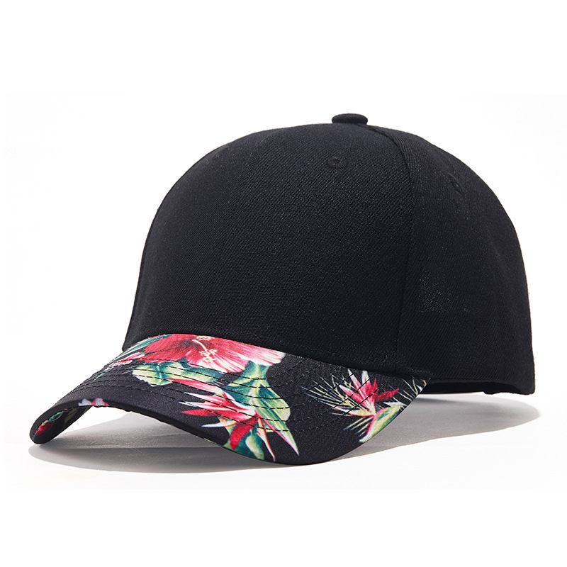 Unisex Outdoor Blomstrete Duck Tongue Fritids Hat