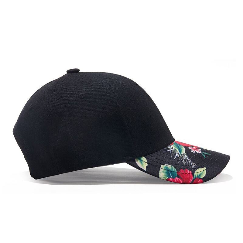 Unisex Outdoor Blomstrete Duck Tongue Fritids Hat