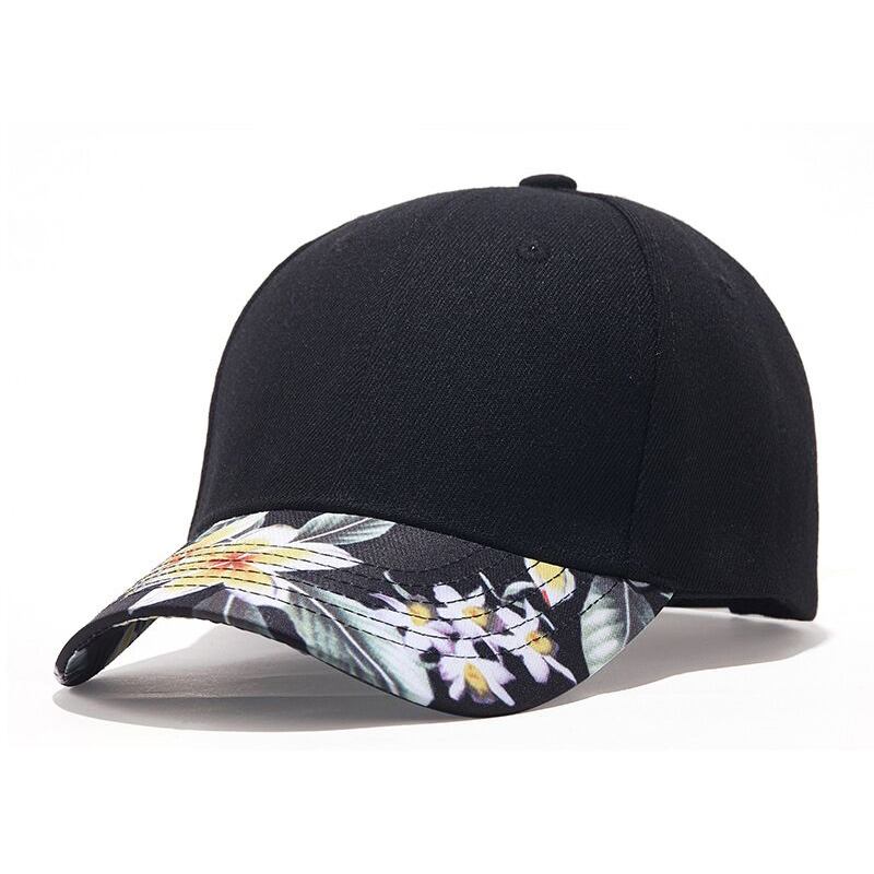 Unisex Outdoor Blomstrete Duck Tongue Fritids Hat