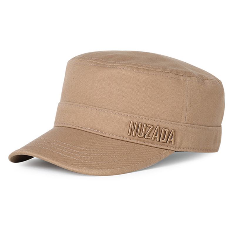 Unisex Solid Justerbar Peaked Cap Fritid Utendørs Visir Forover Flat Hat