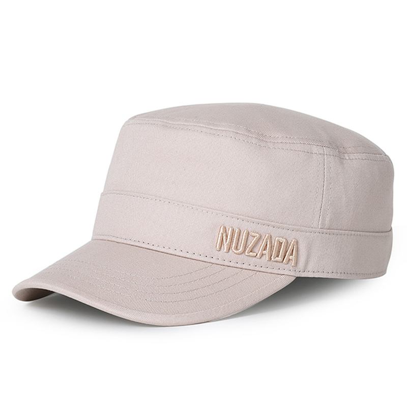 Unisex Solid Justerbar Peaked Cap Fritid Utendørs Visir Forover Flat Hat