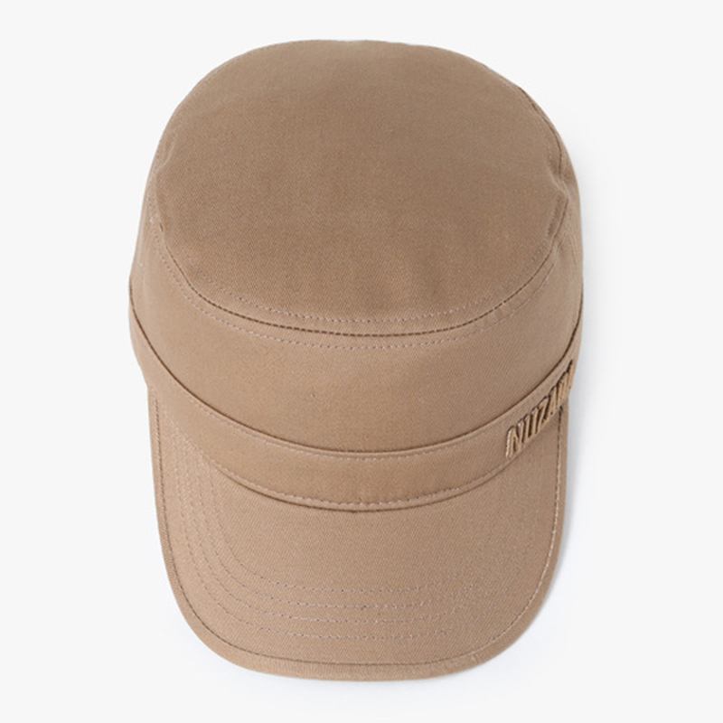 Unisex Solid Justerbar Peaked Cap Fritid Utendørs Visir Forover Flat Hat