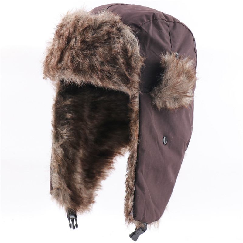 Unisex Varm Vanntett Vindtett Øre Ansiktsbeskyttelse Outdoor Trapper Hat