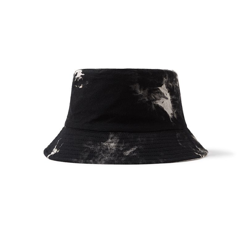 Uregelmessig Tie-dye Potted Hat Herre Fisherman Hat Tosidig Bærbar Hatt