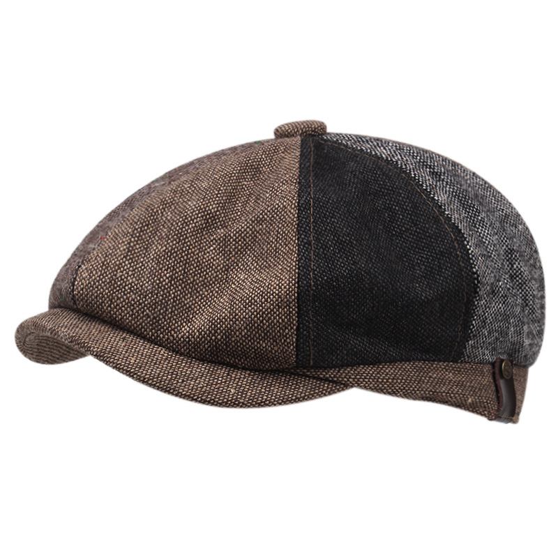 Utendørs Fritid Britisk Big Head Retro Newsboy Beret