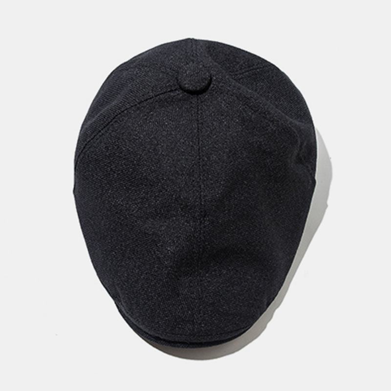 Utendørs Lin Tynne Beret Caps Litterær Forward Hat