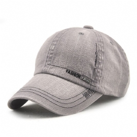 Vask Gammel Baseball Cap Farge Enkel Outdoor Leisure Cap For Menn Og Kvinner