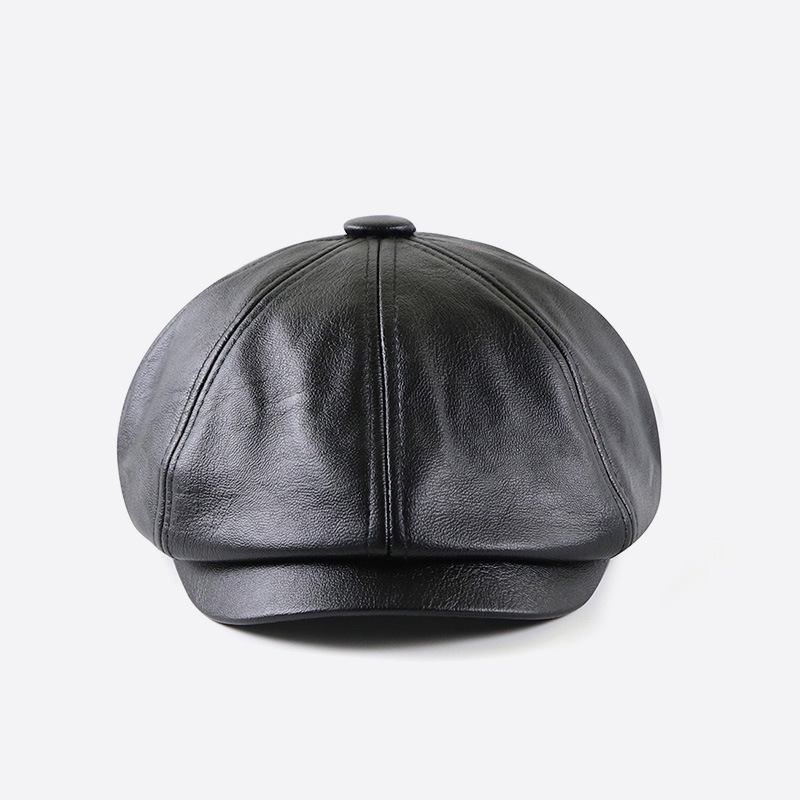 Vintage Maler Beret Åttekantet Hatt For Menn