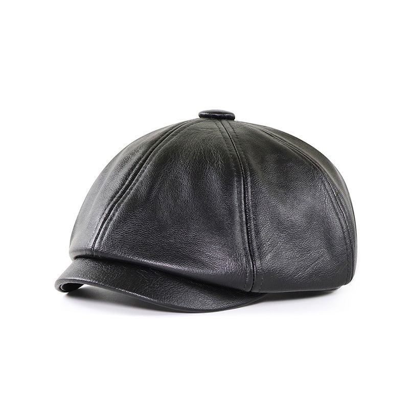 Vintage Maler Beret Åttekantet Hatt For Menn