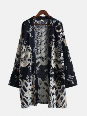 Herre Fritids National Linen Kimono Cardigans