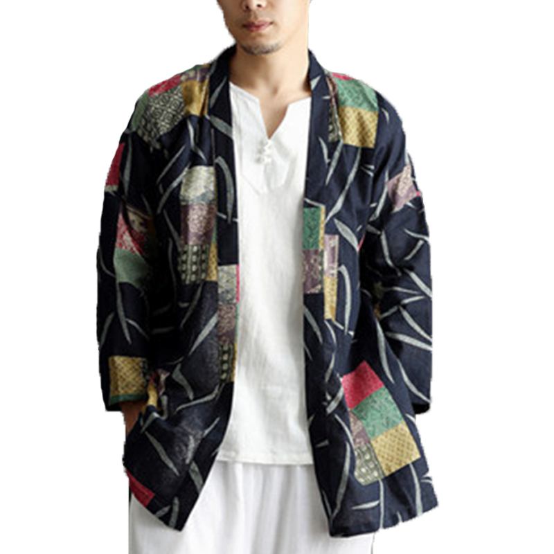 Herre Fritids National Linen Kimono Cardigans