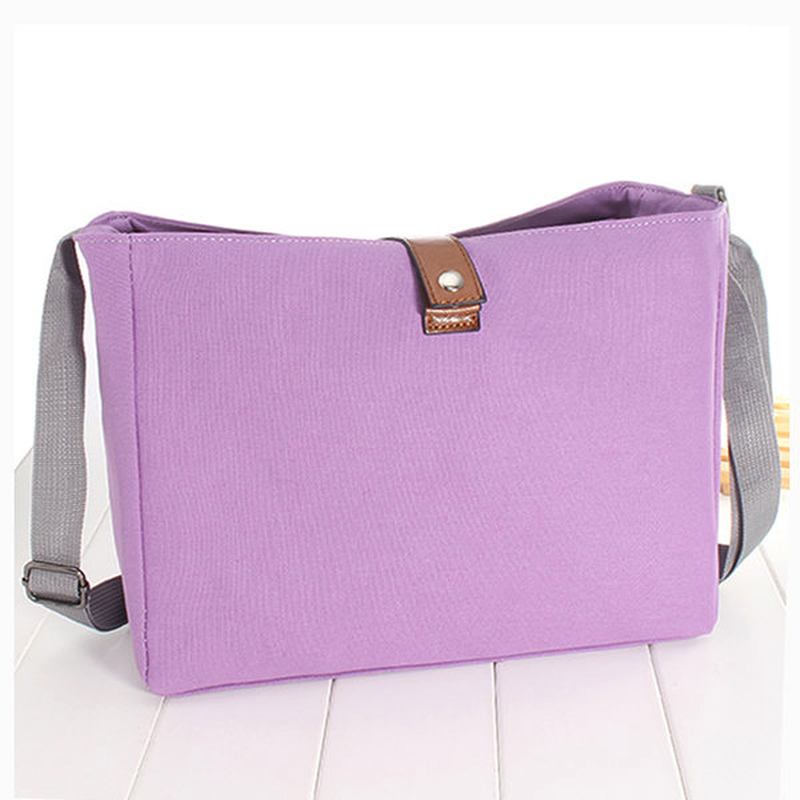 Canvas Fritids Kapasitet Reiseoppbevaringsveske Skulderveske Crossbody-vesker