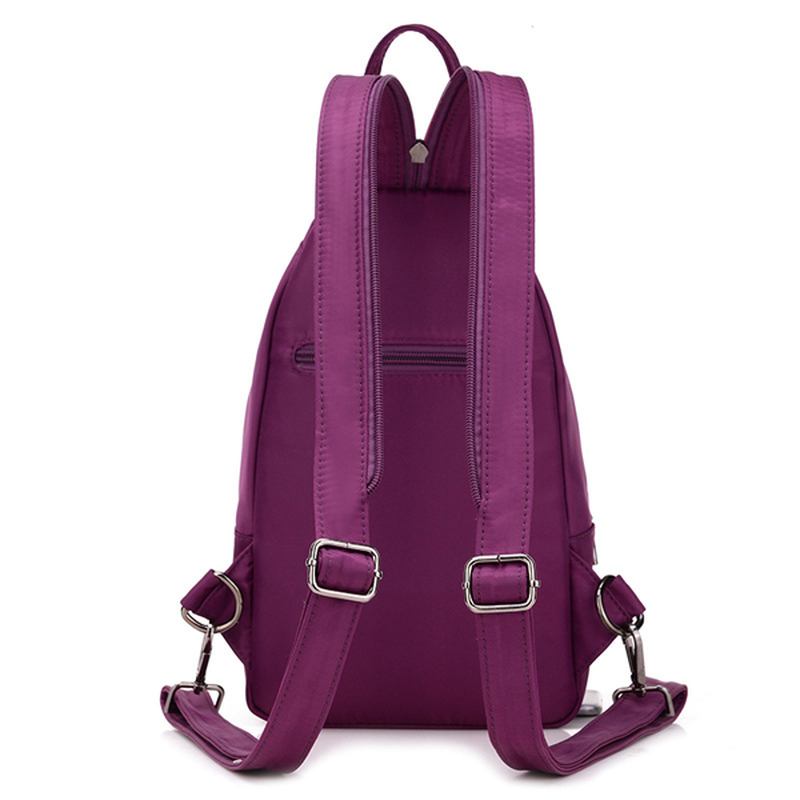 Dame Flettedekorasjon Nylon Vanntett Fritids Brystveske Outdoor Crossbody Veske