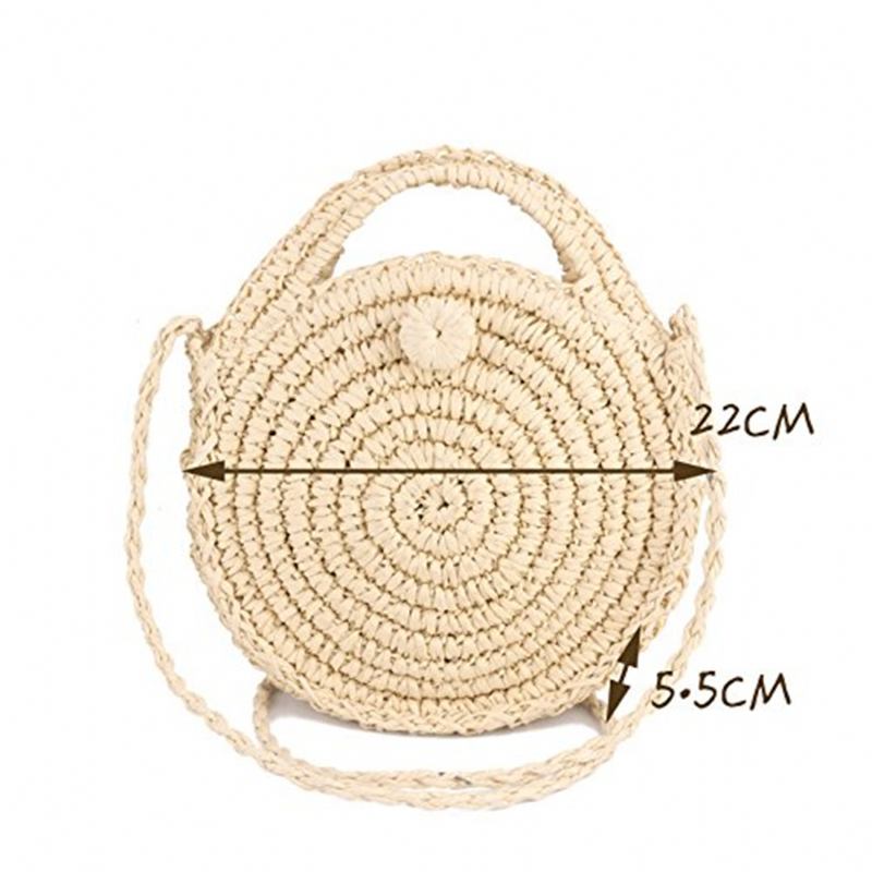 Dame Halm Kantine Light Crossbody Veske Telefon Veske Strandvesker