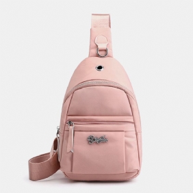 Dame Nylon Vanntett Brystveske Crossbody Veske