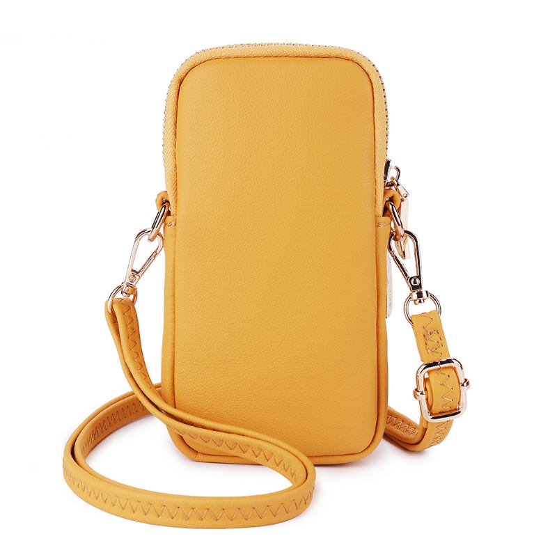 Damemote Solid Telefonveske Fritids Crossbody-veske