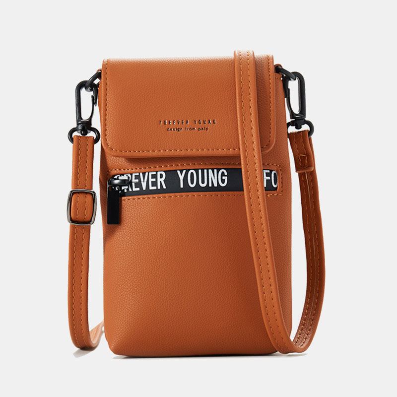 Kvinnemote Liten Crossbody-veske Telefonveske