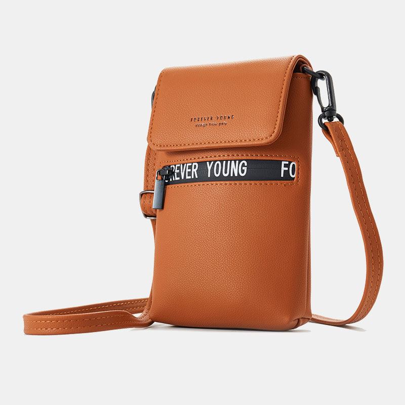 Kvinnemote Liten Crossbody-veske Telefonveske