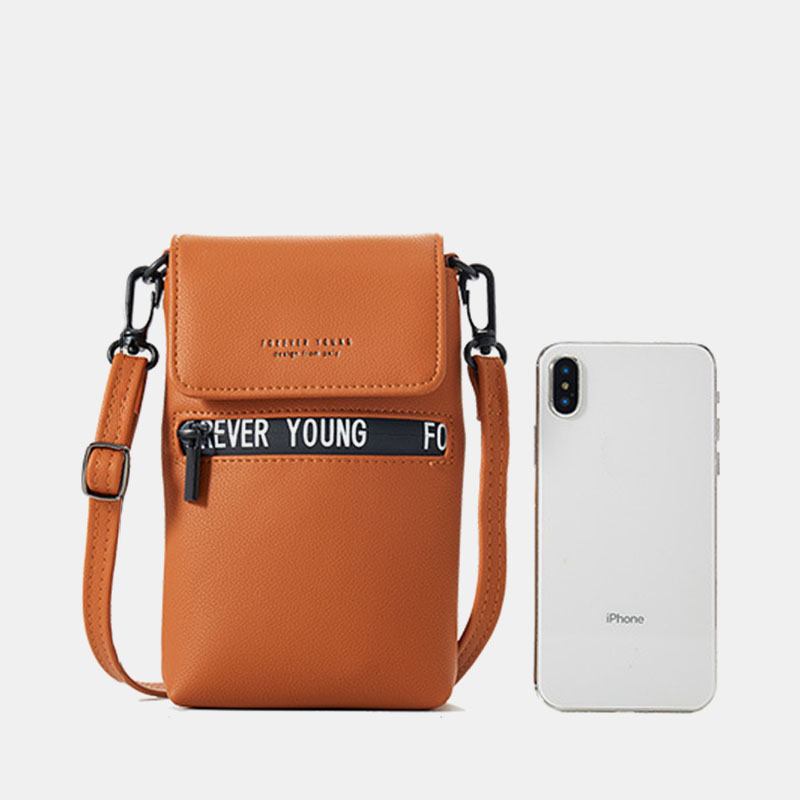 Kvinnemote Liten Crossbody-veske Telefonveske