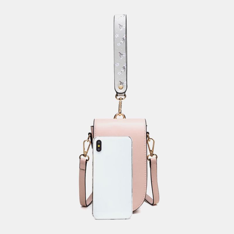 Kvinner 4-kortspor Telefonveske Crossbody-veske