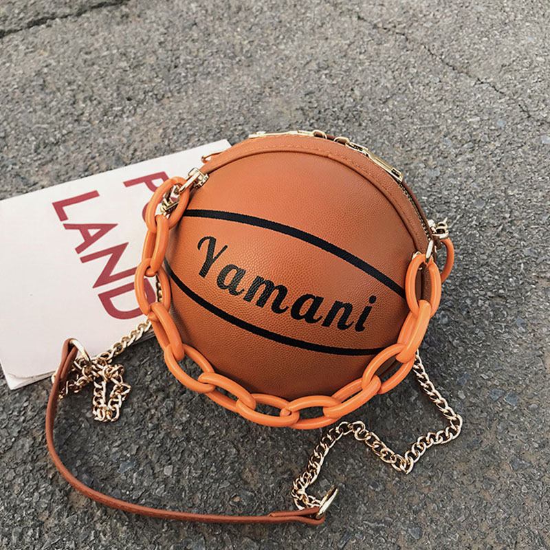 Kvinner Basketball Fotball Cha Håndveske Crossbody Veske Skulderveske