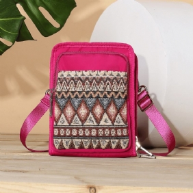 Kvinner Canvas Bohemian Skulder Crossbody Veske