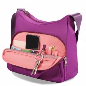 Kvinner Fritid Nylon Multifunksjonell Skulderveske Med Stor Kapasitet Crossbody-veske