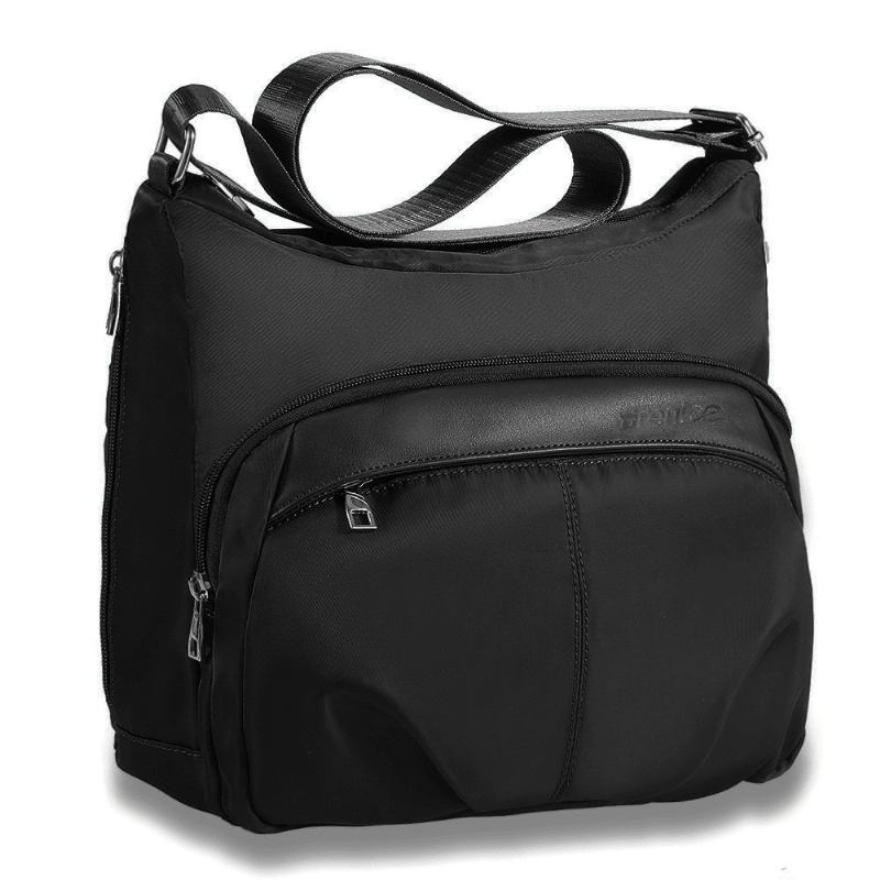 Kvinner Fritid Nylon Multifunksjonell Skulderveske Med Stor Kapasitet Crossbody-veske