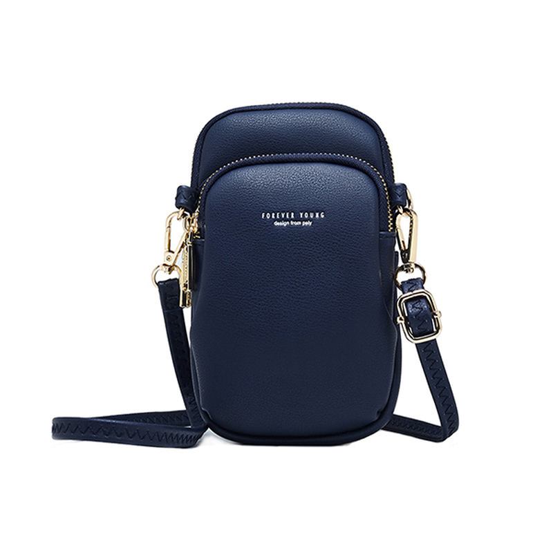 Kvinner Fritids Crossbody Veske Solid Telefonveske Skulderveske