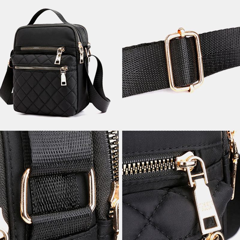 Kvinner Med Stor Kapasitet Vanntett Veske Med Flere Lommer Skulderveske Crossbody-veske