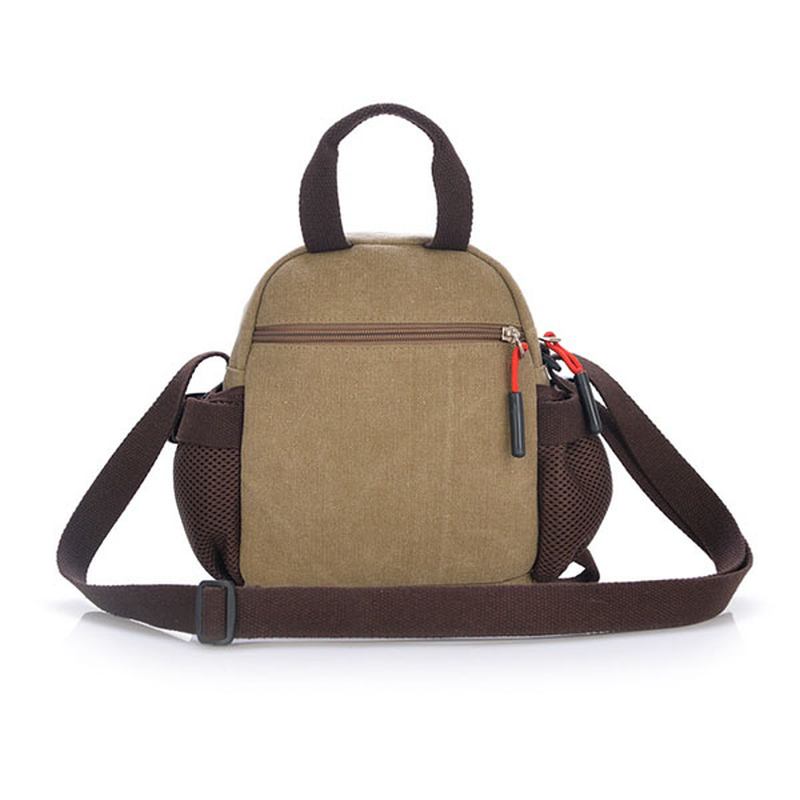 Kvinner Menn Fritids Canvas Crossbody-vesker Lette Håndvesker Utendørs Skuldervesker