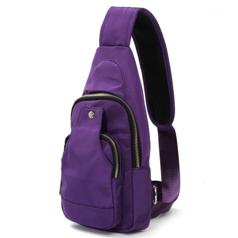 Kvinner Menn Nylon Brystvesker Sport Vanntette Crossbody-vesker Uformelle Utendørsvesker