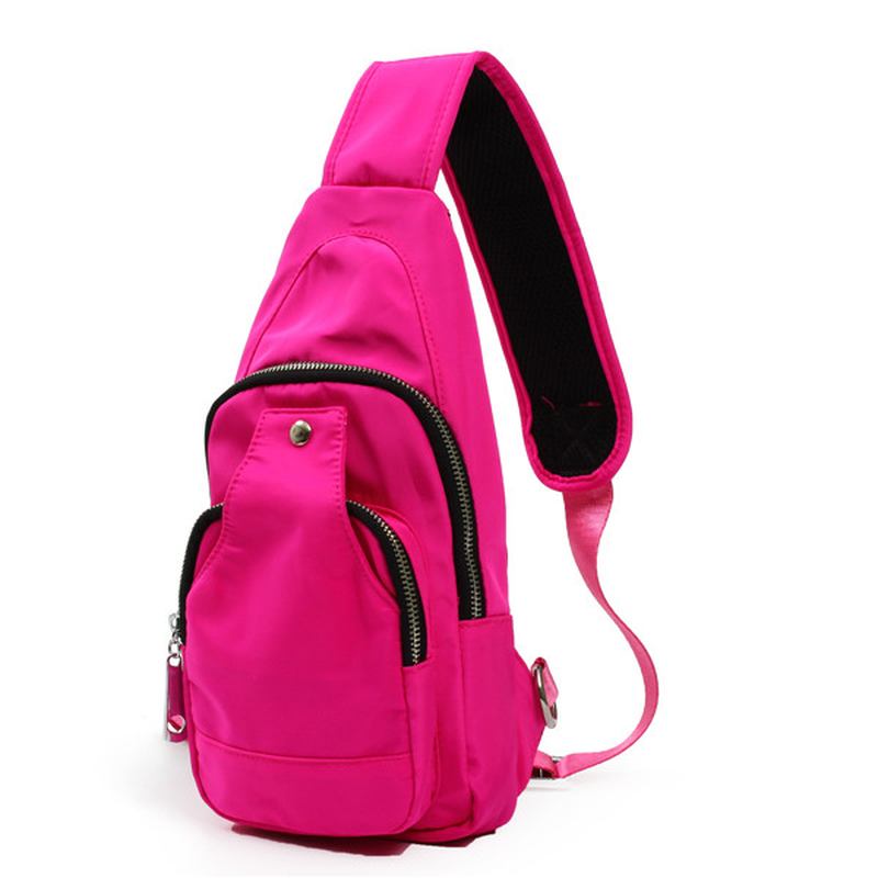 Kvinner Menn Nylon Brystvesker Sport Vanntette Crossbody-vesker Uformelle Utendørsvesker