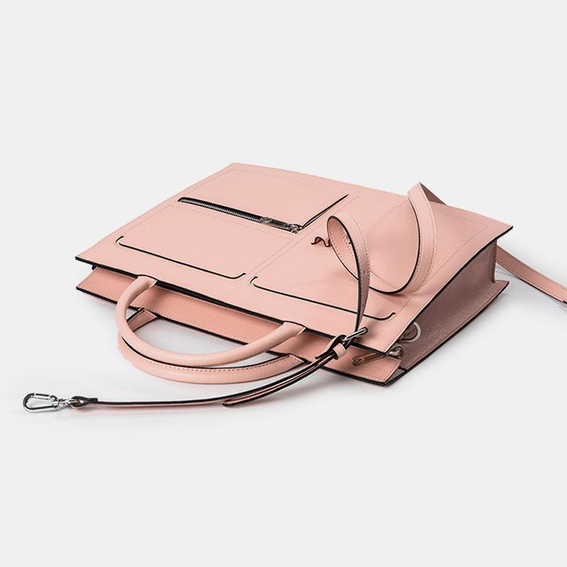 Kvinner Multifunksjonsveske Solid 13.3 Tommers Bærbar Koffert Crossbody-veske