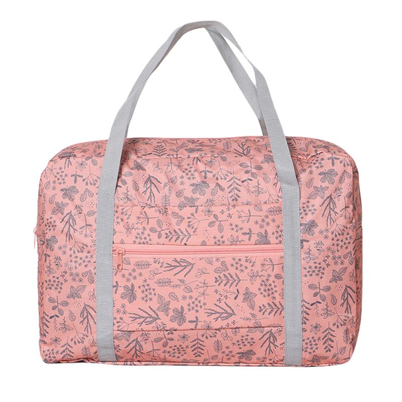 Kvinner Nylon Little Blomstrete Reiseveske Blomstrete Duffel Veske Bagasjeveske Håndveske