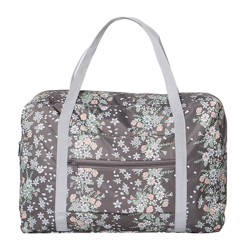 Kvinner Nylon Little Blomstrete Reiseveske Blomstrete Duffel Veske Bagasjeveske Håndveske