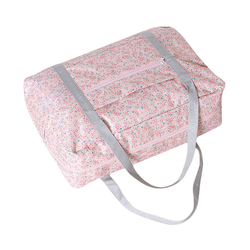 Kvinner Nylon Little Blomstrete Reiseveske Blomstrete Duffel Veske Bagasjeveske Håndveske