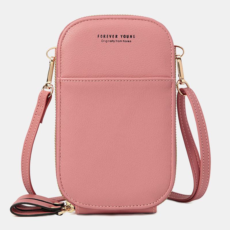 Kvinner Oval Ensfarge Uformelt Telefonveske Crossbody-vesker Skulderveske Clutchvesker