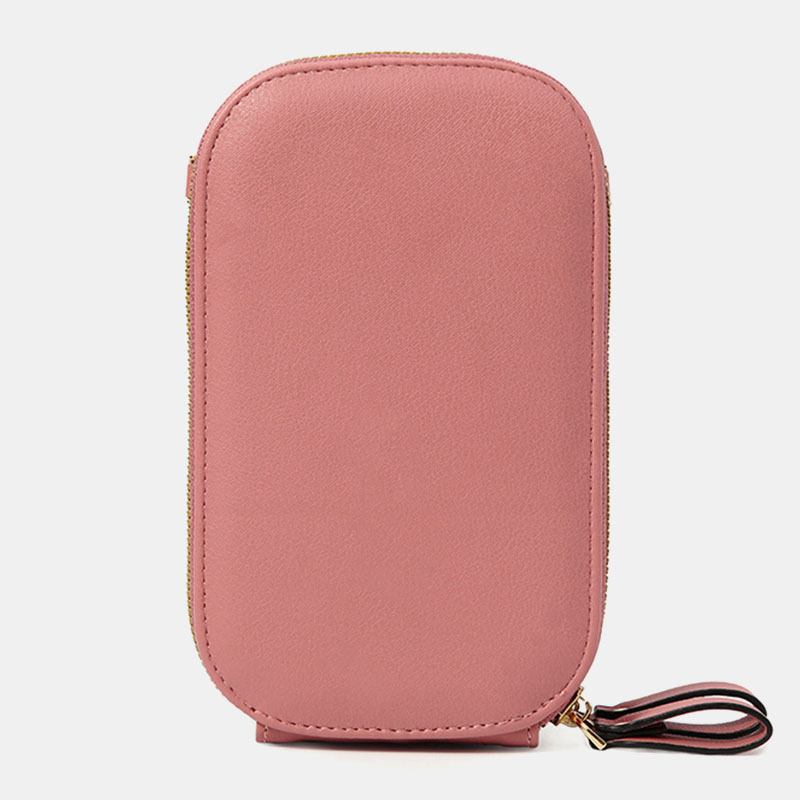 Kvinner Oval Ensfarge Uformelt Telefonveske Crossbody-vesker Skulderveske Clutchvesker