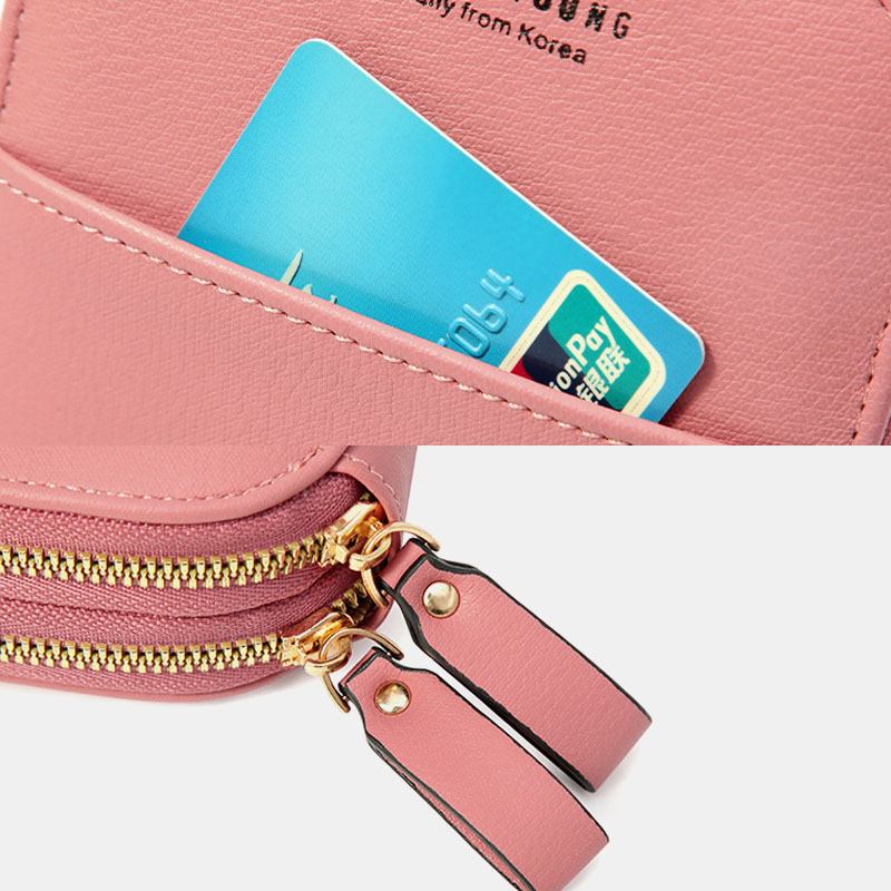 Kvinner Oval Ensfarge Uformelt Telefonveske Crossbody-vesker Skulderveske Clutchvesker