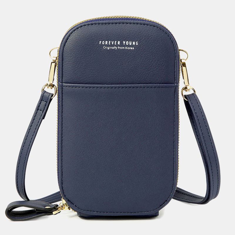 Kvinner Oval Ensfarge Uformelt Telefonveske Crossbody-vesker Skulderveske Clutchvesker