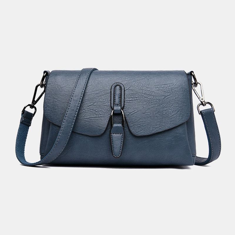 Kvinner Retro Kunstskinn Vanntett Magnetisk Skulderveske 6.5 Tommers Telefonveske Crossbody-veske